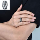 All Kinds Jewelry Stainless Steel Men And Women's Universal Gear Shape Ring