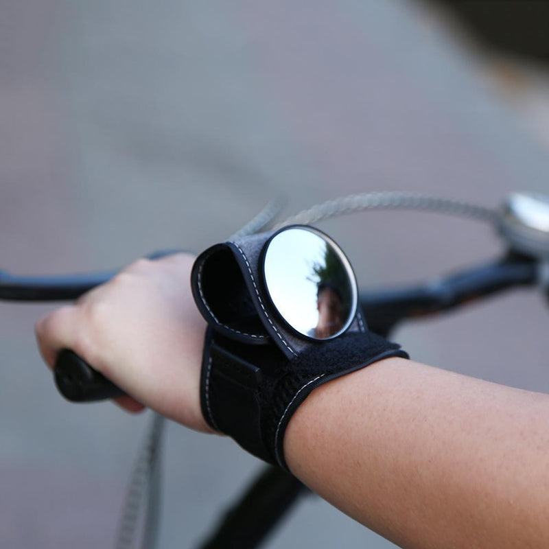 Cycling Wrist Band Strap Bike Rear View Reflex Mirrors Cycling Accessories