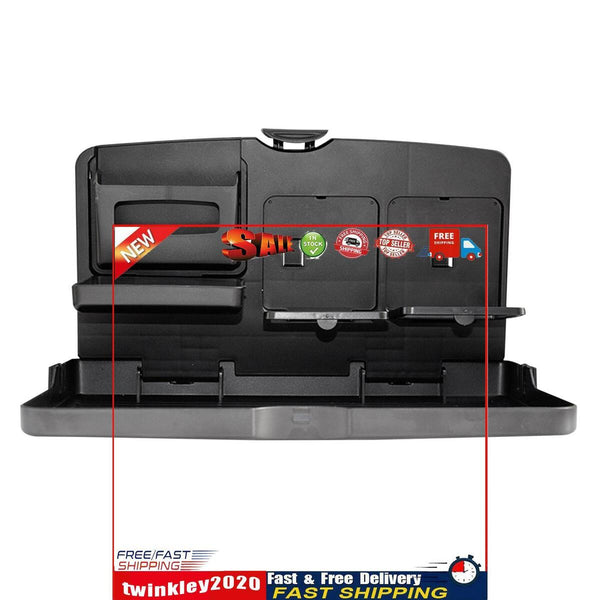 Car Food Seat Back Tray - Vehicle Organizer for Meals Tray with Cup Holder Newly