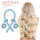 Soft Hair Heatless Curling Rod Foam Sponge Roller Hair Styling Tools (Blue)
