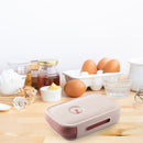 Drawer Type Egg Storage Box Home Refrigerator Fresh Keeping Holder (Pink) Newly