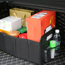 Tidying Leather Trunk Bag Cargo Storage Organizer Container Car Trunk Organizer