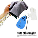 4pcs Cleaning Cloth Stick Screwdriver Gloves Flute Clarinet Maintenance Car