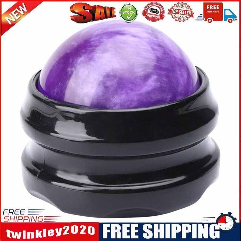Cool Cold Massage Roller Ball Foot Back Body Massager Therapy Ball (Purple)
