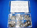 AN Thin Flat Washer Kit-Stainless Steel, 250 pcs, racing micro mini sprint dirt