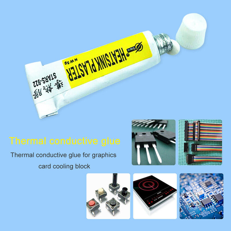 Heatsink Thermal Grease Paste Compound CPU Cooler Silicone Adhesive Cooling Glue