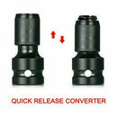 Converter 1/2inch Drive to 1/4inch For Impact Wrench Change Socket Adapter