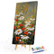 Flowers Oil Paint By Numbers Kits Canvas Picture Wall Art DIY Craft Coloring Set