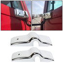 2Pcs Chrome Door Mirror Brackets Left Right Fit Freightliner Century Columbia