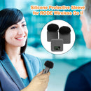 3pcs Silicone Protective Case for RODE Wireless Go II Microphone (Grey) Newly