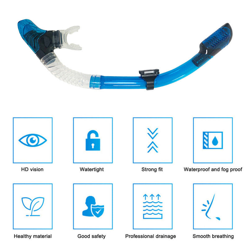 Diving Snorkel Full Dry Underwater Breathing Tube Hose Gear Swimming Equipm