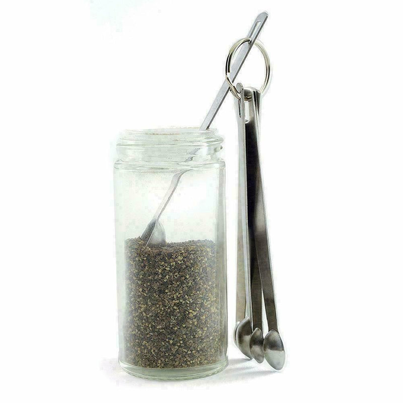 11.5*1.5cm Measuring Spoons Steel Mini Set Smidgen Pinch Dash J5Q6 ZAA 5 J5V2