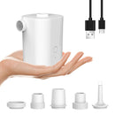 Electric Inflatable Air Pump for Air Beds Swimming Rings Boat Sofa (White)