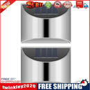 2pcs Cold White 4 LED Solar Lights Waterproof  Wall Stair Lamp for Security