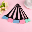 6pcs Professional Hair Dyeing Brush Comb Set for Salon Hair Coloring(Black)