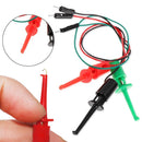 3pcs Test Hook Testing Clip Transistor Tester with Male Head DuPont Line