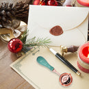 Sealing Wax Solid Wood Spoon Retro DIY Craft Stamps Making Tool (Green) Newly