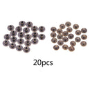 20pcs Copper Leather Craft Belt Wallet Solid Brass Nail Rivets Screws(7) Newly
