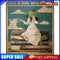 #A Retro Girl Poster Oil Paint By Numbers Kit DIY Frameless Drawing Picture fo
