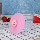 Silicone Stretch Heat-resistant Dust-proof Cup Lids Bowl Cover (Pink Pig) Newly