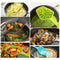1 Pcs Kitchen Accessories Scoop Drain Gadgets Strainer black Vegies