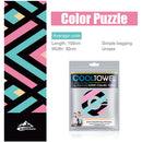 Sports Cooling Towel Quick-Dry Fitness Absorbent Sweat Scarf (Color Puzzle)
