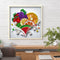 DIY Fruit Love Drawing Part Special Shape Diamond Mosaic Painting Kit Room Decor