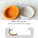 Lizard Pet Terrarium Worms Bowls Reptile Food Bowls Anti-Escape Feeder