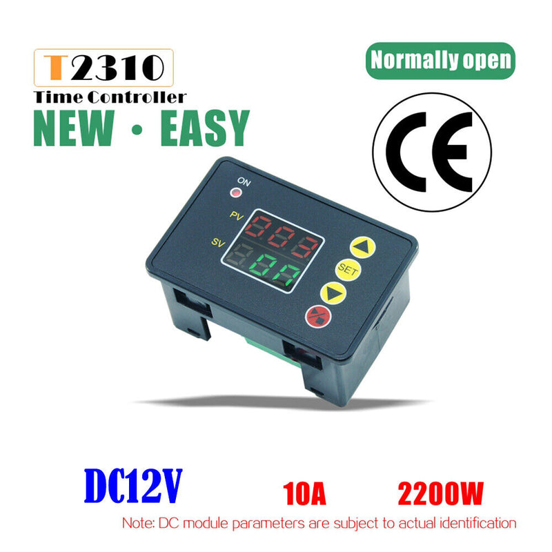 T2310 Normally Open Programmable Digital Time Delay Relay Timer Control Module