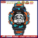 Outdoor Multifunction Waterproof Boy Sports Electronic Watches (Orange)