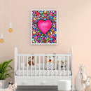 5D Rhinestone Pictures DIY Abstract Love Full Round Drill Diamond Painting Kit