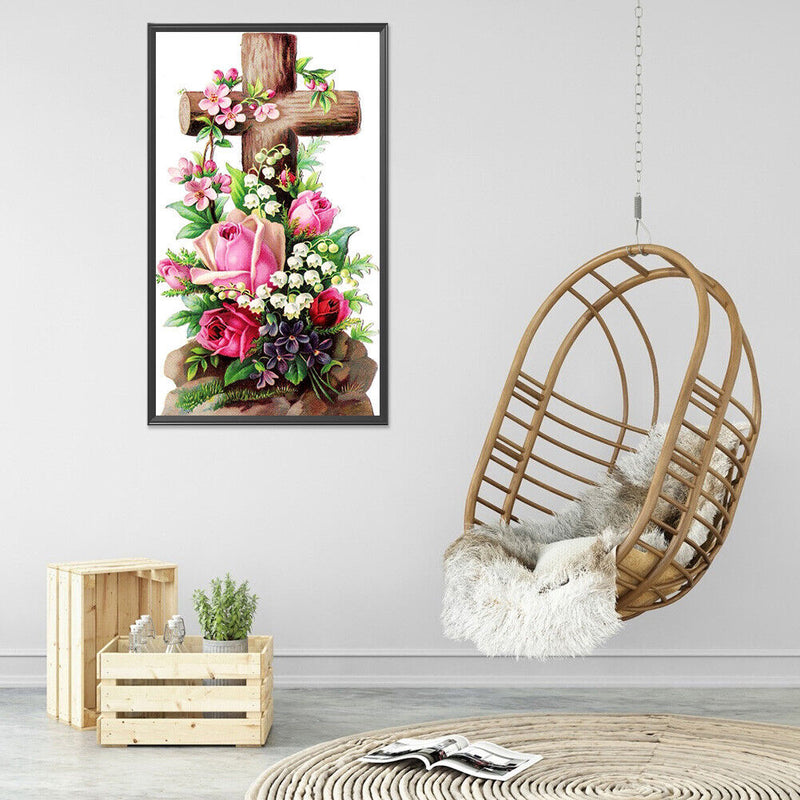 5D Diamond Painting Rose Full Round Drill Rhinestone DIY Wall Art Crafts Gift
