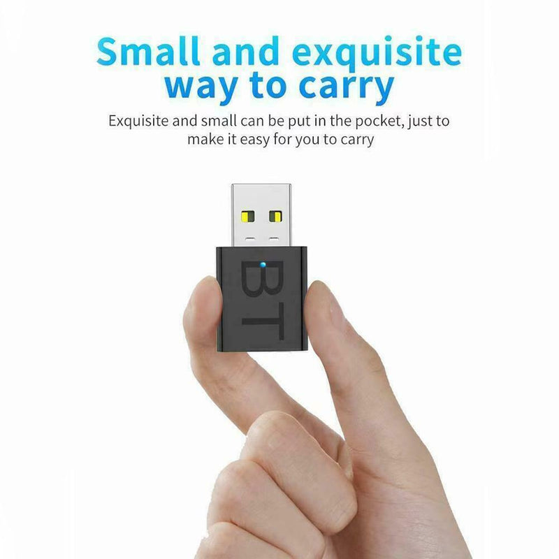4 in 1 USB Bluetooth 5.0 Transmitter Receiver AUX Audio F S3 O7F1 For TV U0H3