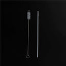Wedding Transparent Drinking Clean Brush Plastic Box Straight Bent Glass Straws