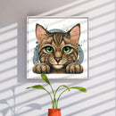 Cat Animal Series DIY Diamond Painting Kits Full Round Drill 30x30cm (A2281)
