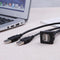 1M Dual USB 2.0 Built-in Female Adapter Port Extension Cable Car Car PC