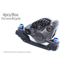 RISK 4pcs MTB Road Bike Disc Brake Clamp Crank Screws (Dazzling M6x18) Newly