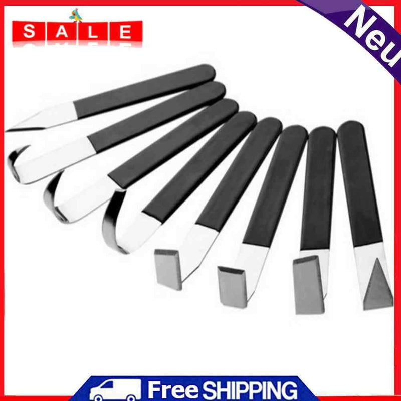 8pcs Stainless Steel Pottery Tools Clay Sculpture Modeling Trimming Ceramic Tool
