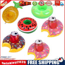 6pcs Inflatable Drink Cup Holder Donut Swimming Pool Float Party Coasters