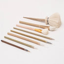 wooden handle Handcraft Dust DIY Pottery Clay Tool Sculpture Pen Ceramic Brush