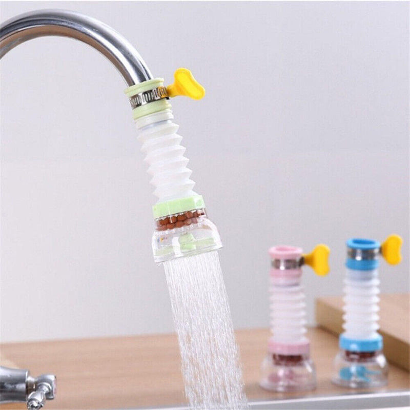 Kitchen Faucet Spouts Tap Splash-Proof Water Purifier Filter Tools (Green) Newly