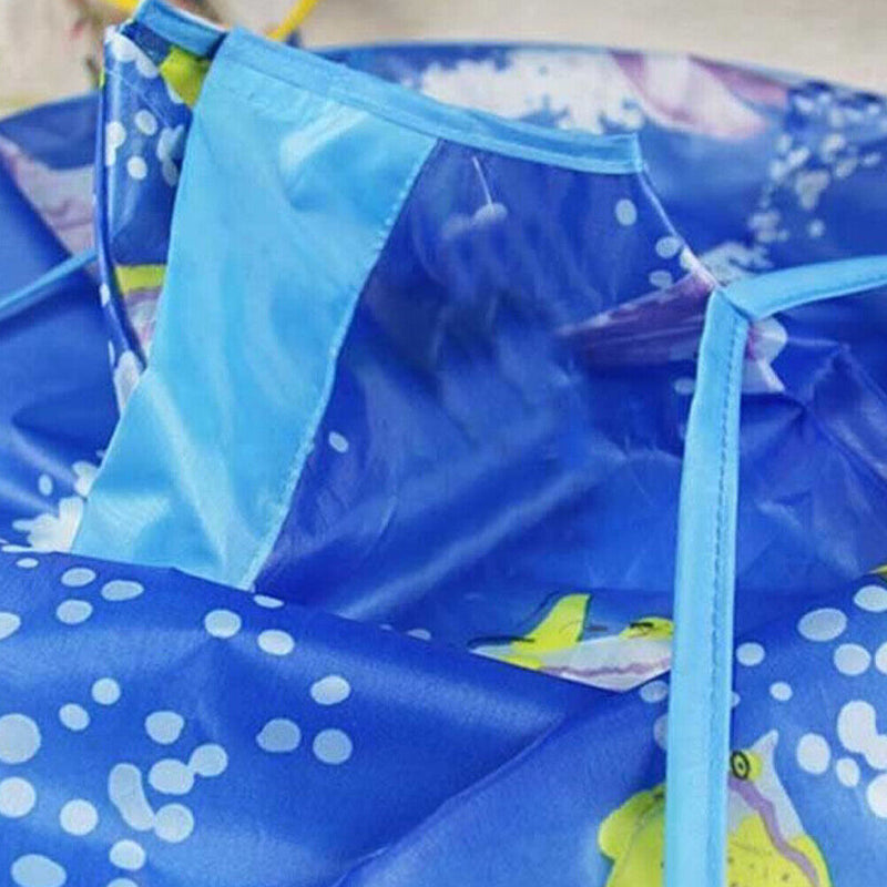 Salon Family Kids Haircut Hairdresser Hair Cutting Cape Blue Cloak Clothes