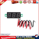 0.28inch Mini Voltmeter LED Display DC2.5-30V Voltage Tester Panel (Green) Newly