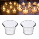 Beautiful Clear Glass Light Votive Candle Holders Wedding Table Party MMKK hot.