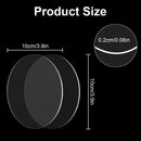 Crafts Water Resistant Circle Transparent Clear Acrylic Sheet Round Shape
