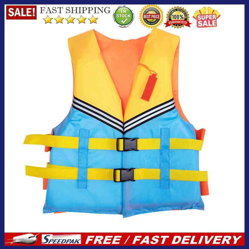 Swimming Skiing Driving Vest Survival Safety Life Jacket for Children with Pipe