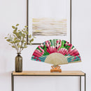 Flamingo Oil Paint Folding Fan By Numbers DIY Painted Art Craft Home Decor