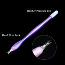 Rubber Pressure Pen Peeling Trimmer Dead Skin Fork Nail Cuticle Nail Remover