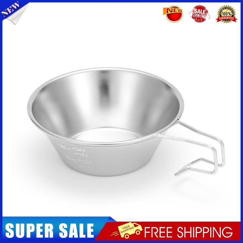 Stainless Steel Sierra Bowl Outdoor Camping Picnic Coffee Cup Tableware