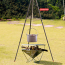 Outdoor Camping Picnic Grill Bonfire Stand Tripod Cooking Pot Hanging Chain